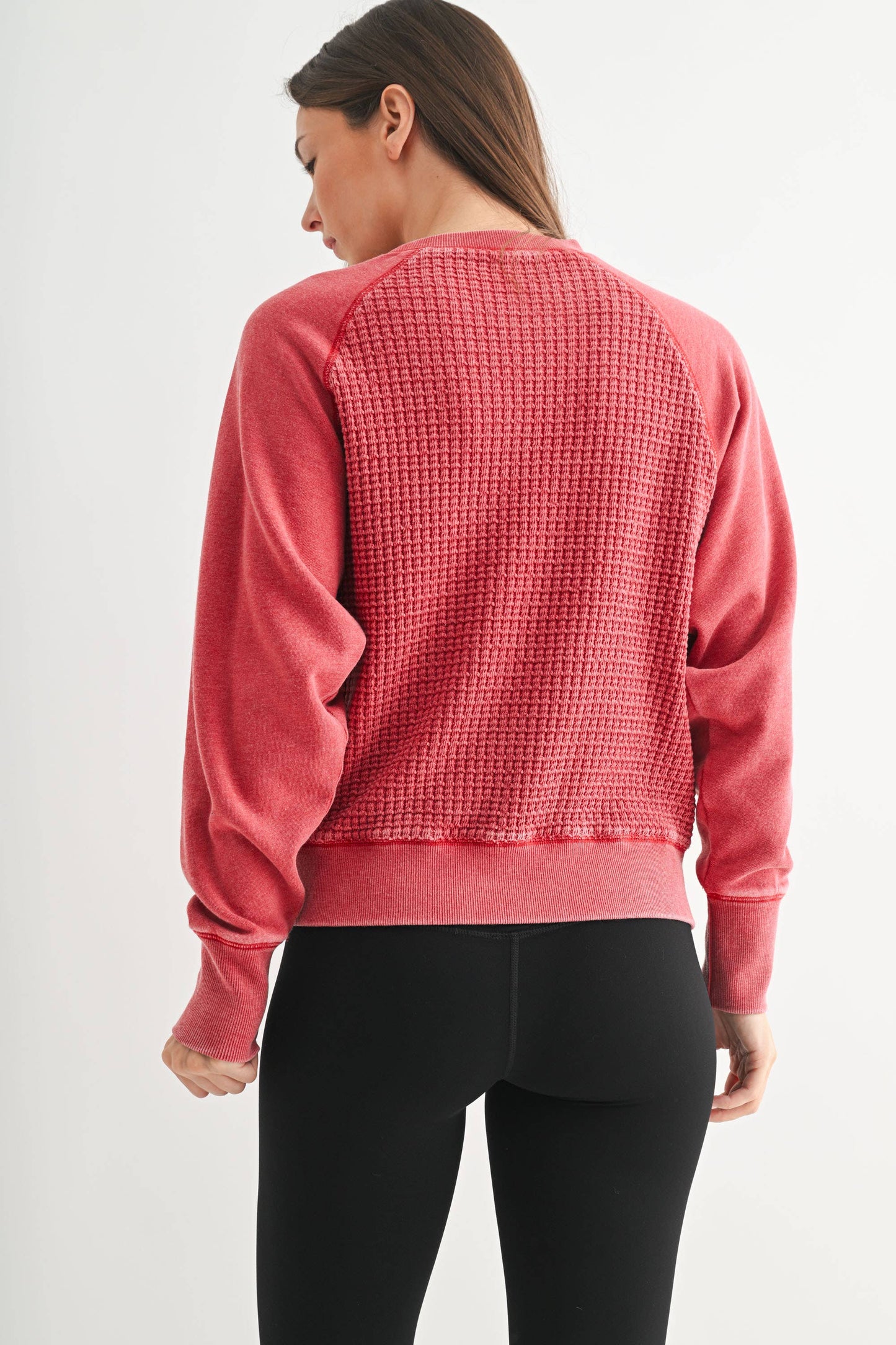 Cozy Waffle Knit Pullover