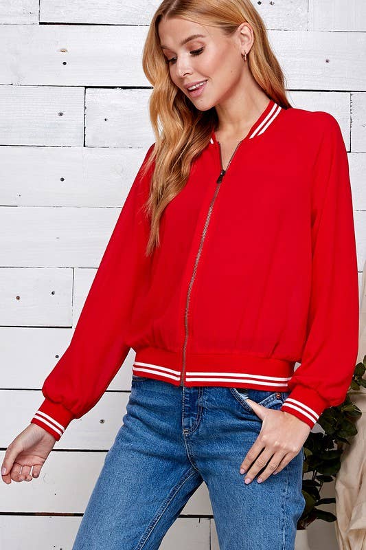 Varsity Zip Track Bomber
