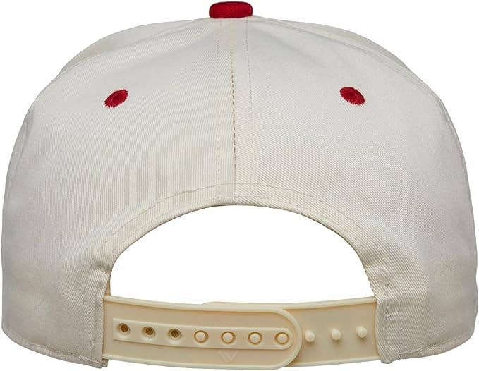 Two Tone Cap - Put It on My Husbands Tab - Beige/Red