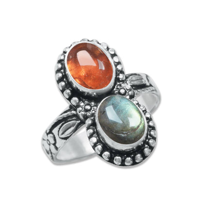 Multi-Stone Rings – Handmade, Silver-Plated, Boho Style 