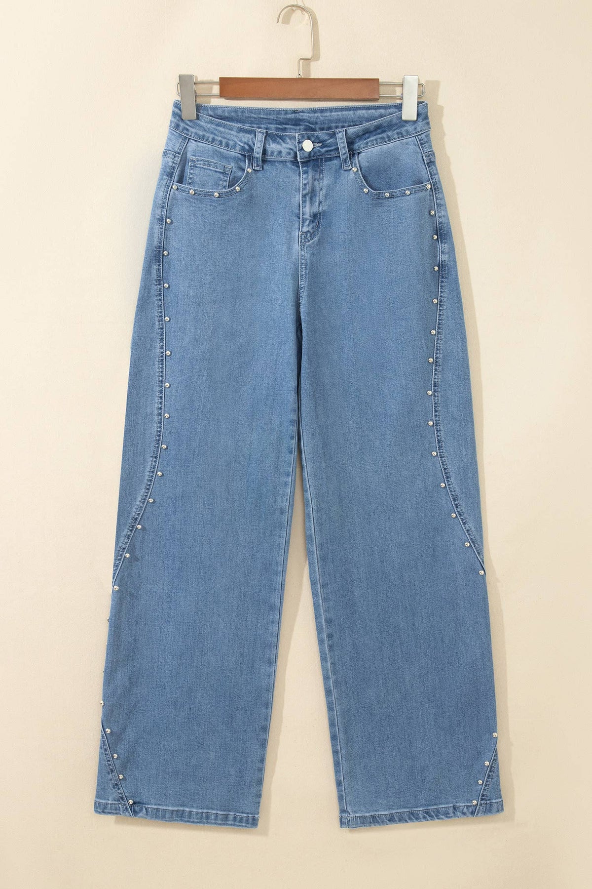 66 Seam Rivet Detail Regular Fit Ankle Length Jeans (4-16)