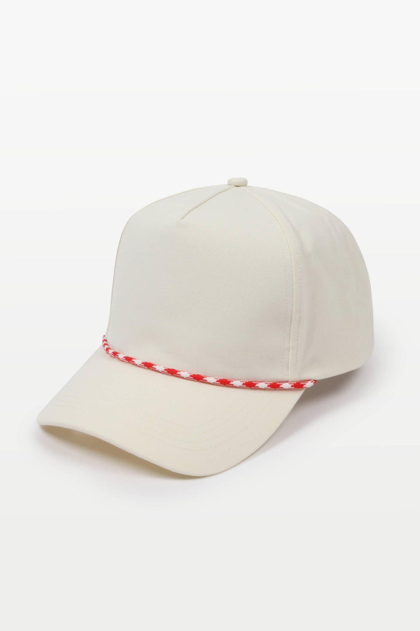 Canvas 5 Panel Hat with Rope