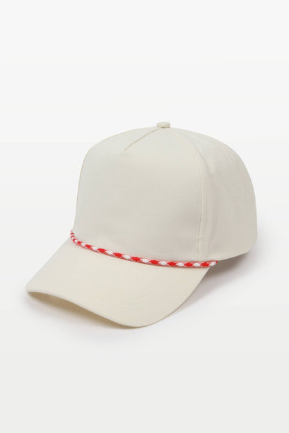 Canvas 5 Panel Hat with Rope