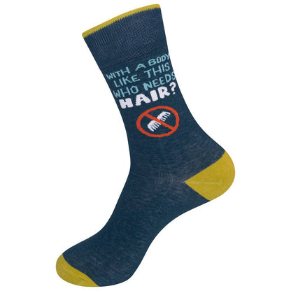 With A Body Like This Who Needs Hair Socks | Funatic