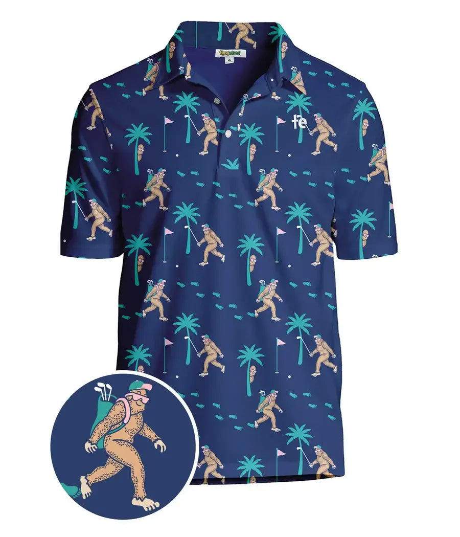 Bigfoot Bogey Golf Polo