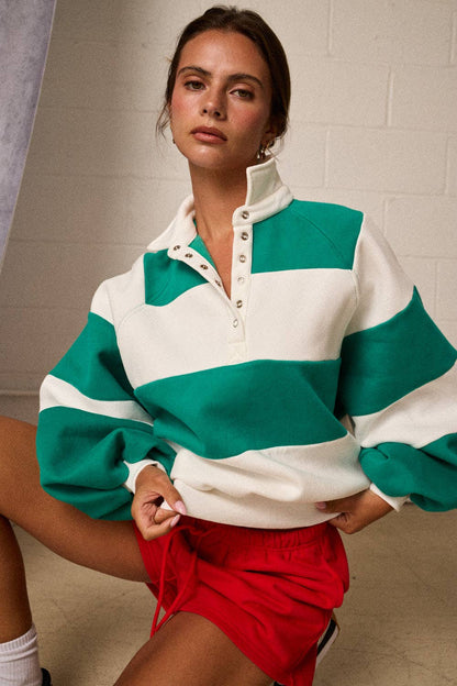 PT16060-3 - Everly Striped Pullover