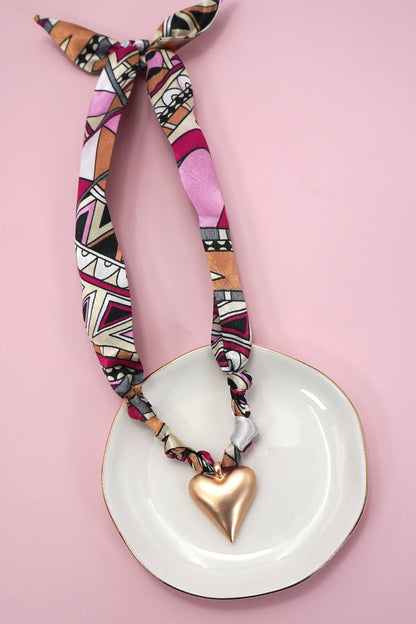 HANDMADE SCARF CHARM NECKLACE | 80N91790