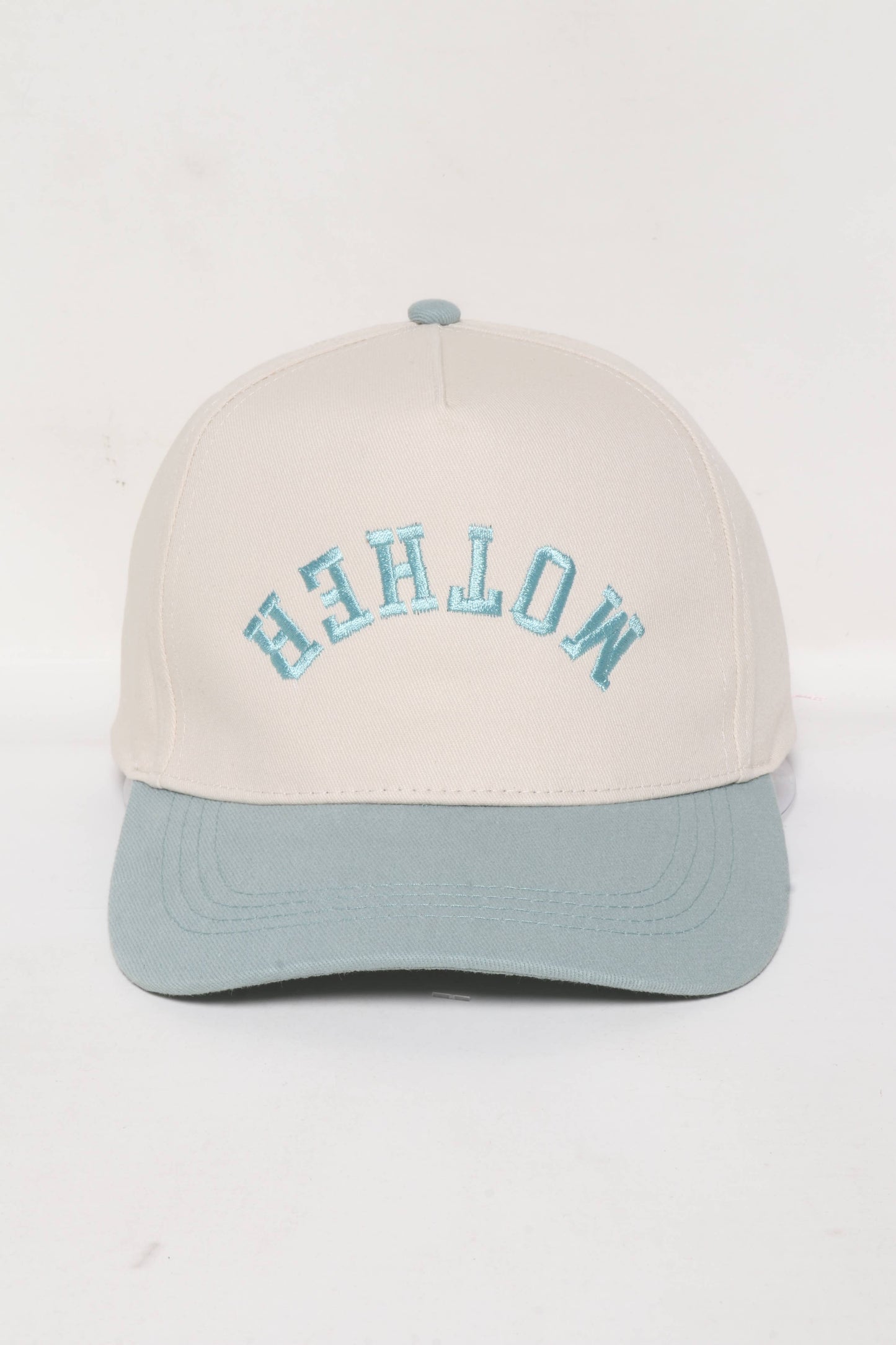 MOTHER Upside Down embroidery in Two Tone Baseball Cap
