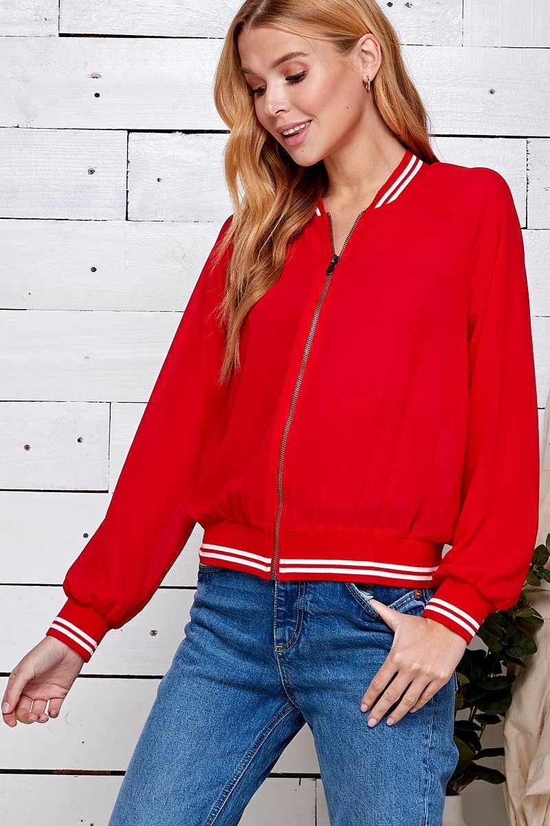 PLUS Varsity Zip Track Bomber