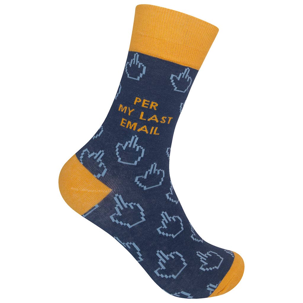 Per My Last Email Socks | Funatic