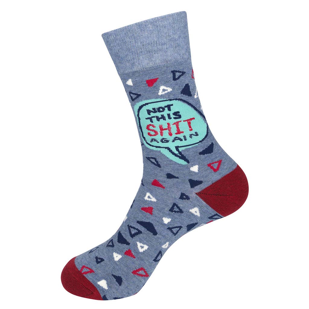 Not This Shit Again Socks - Closeout | Funatic