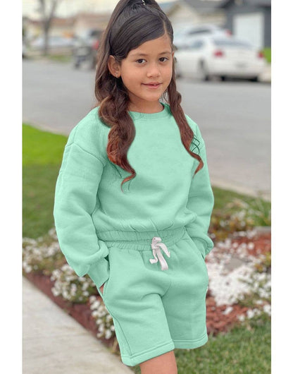 TKSS-22-3001T Toddlers 2 pc Short JogSet