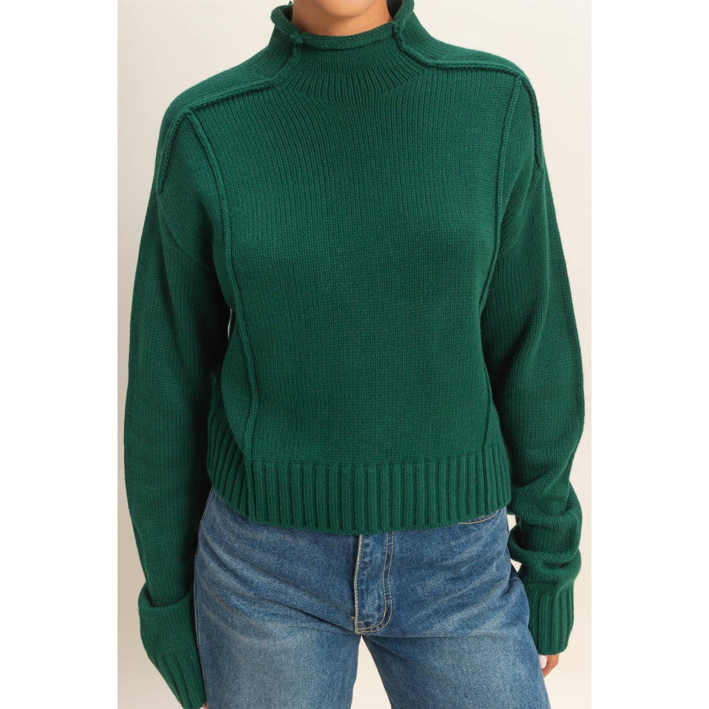 High Roll Neck Sweater