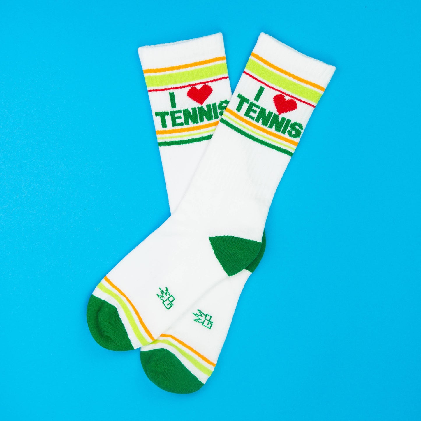 I ❤️ Tennis Gym Crew Socks