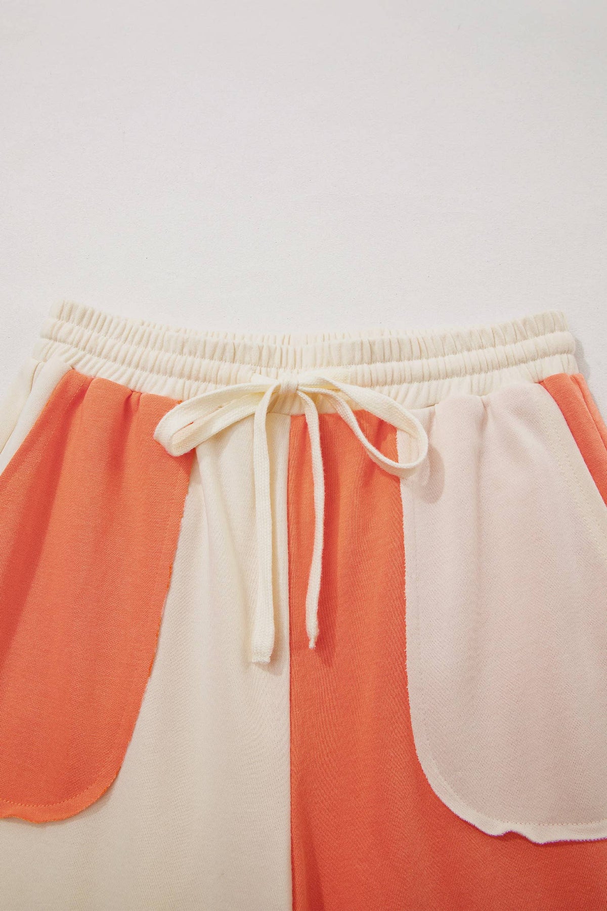66 High Waist Color Block Patchwork Wide Leg Pants (S-XL)