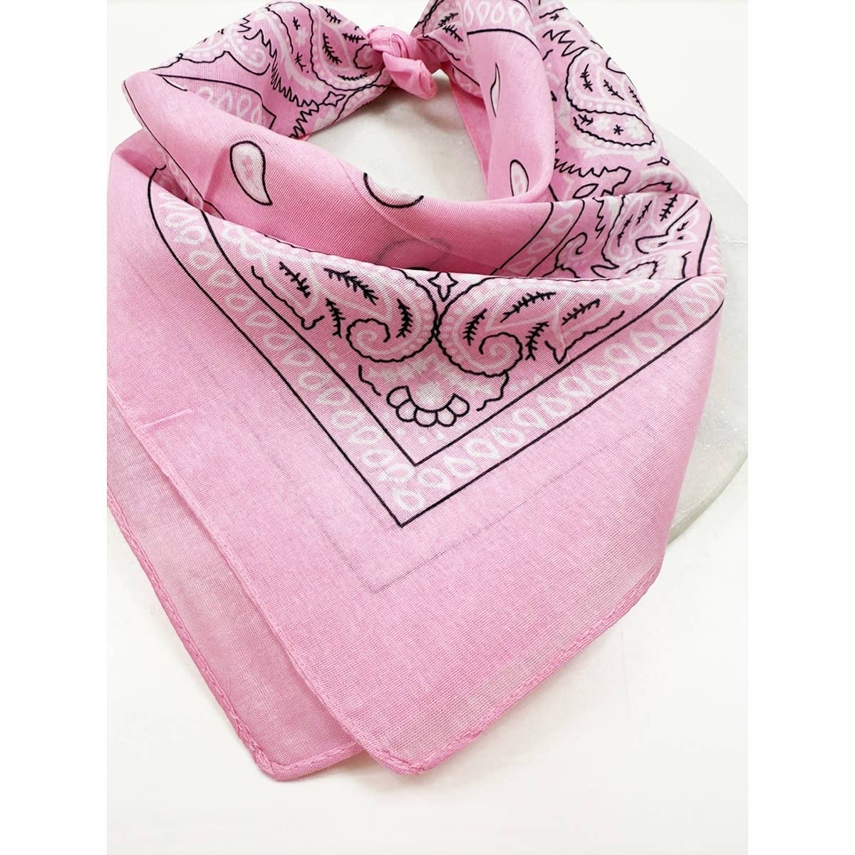 PINK Pasley Pattern Bandanas
