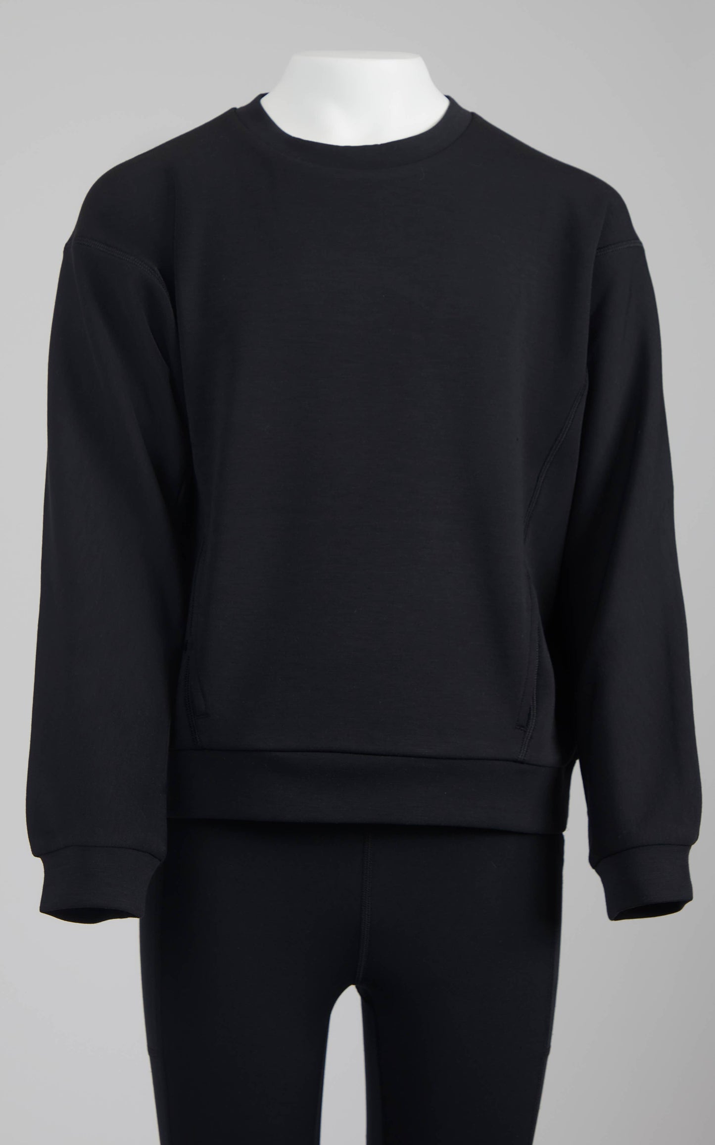 Tween Girls Soft Scuba Zuri Crew Neck Everyday Sweatshirt