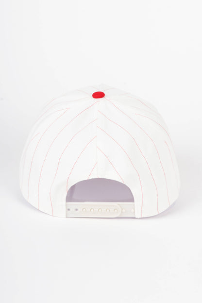 Pinstripe Two-Tone Baseball Cap