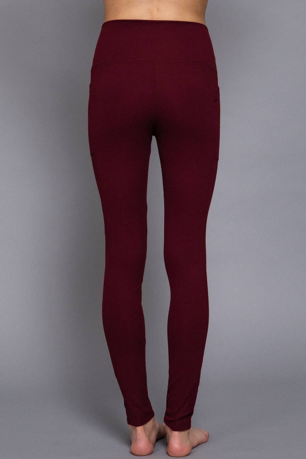 Waist Band Workout Leggings with Pocket