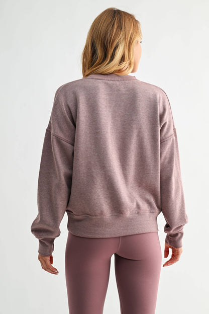 Burned Out Crewneck Sweater