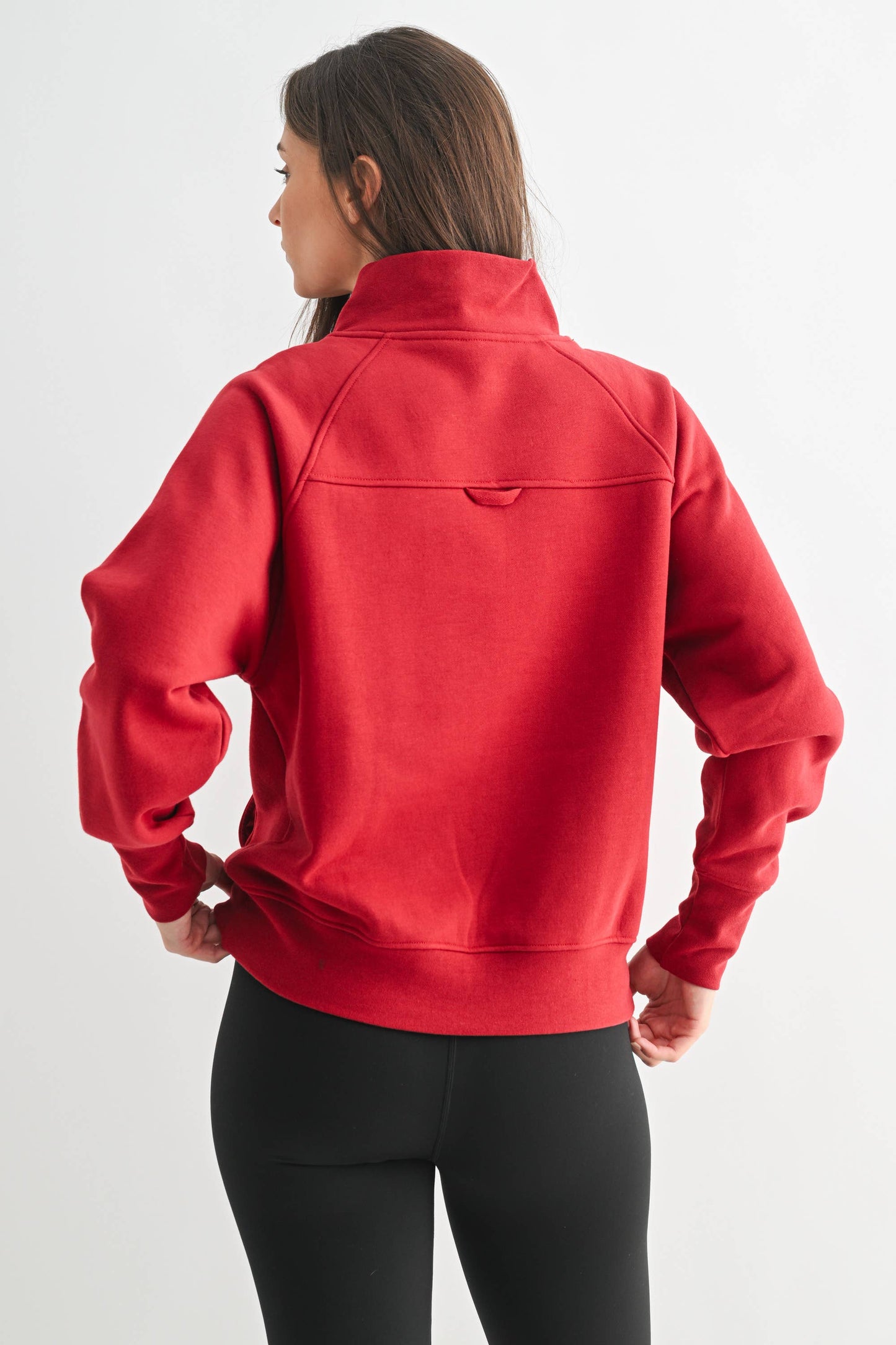 Hearthline Fleece Mock Neck Sweater