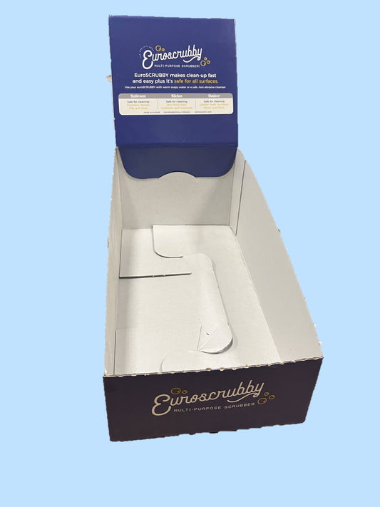 Euroscrubby Cardboard Display Box - Free