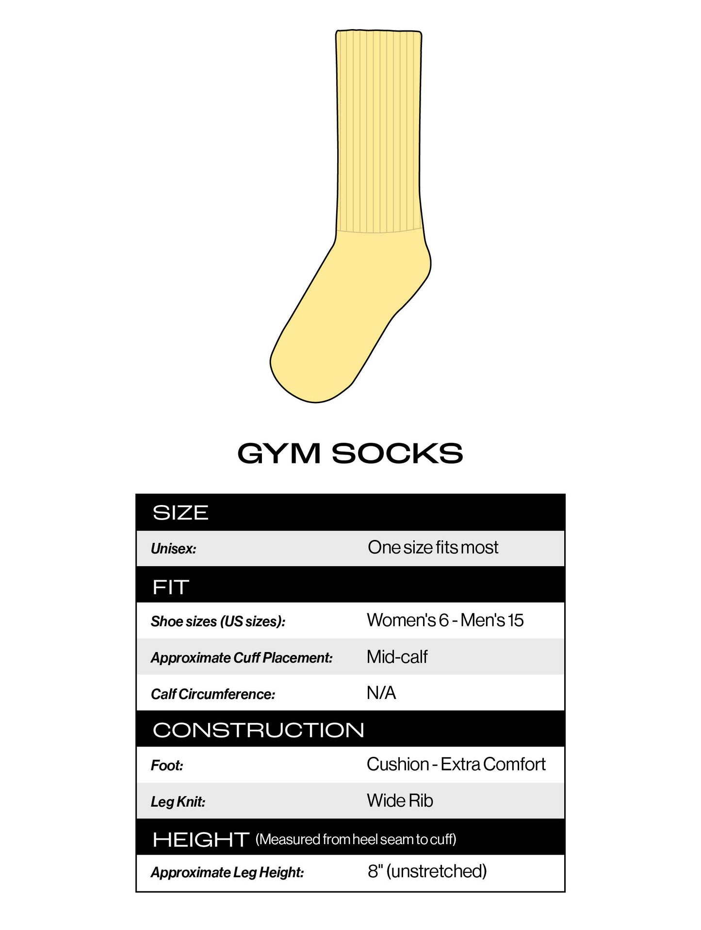 One More Game! Gym Crew Socks