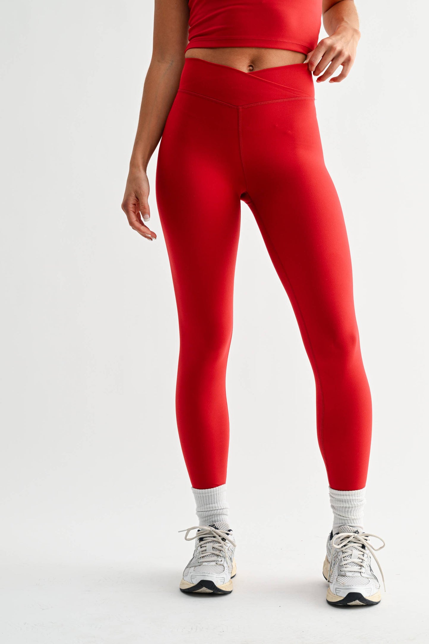 Venice Crossover Waist Leggings