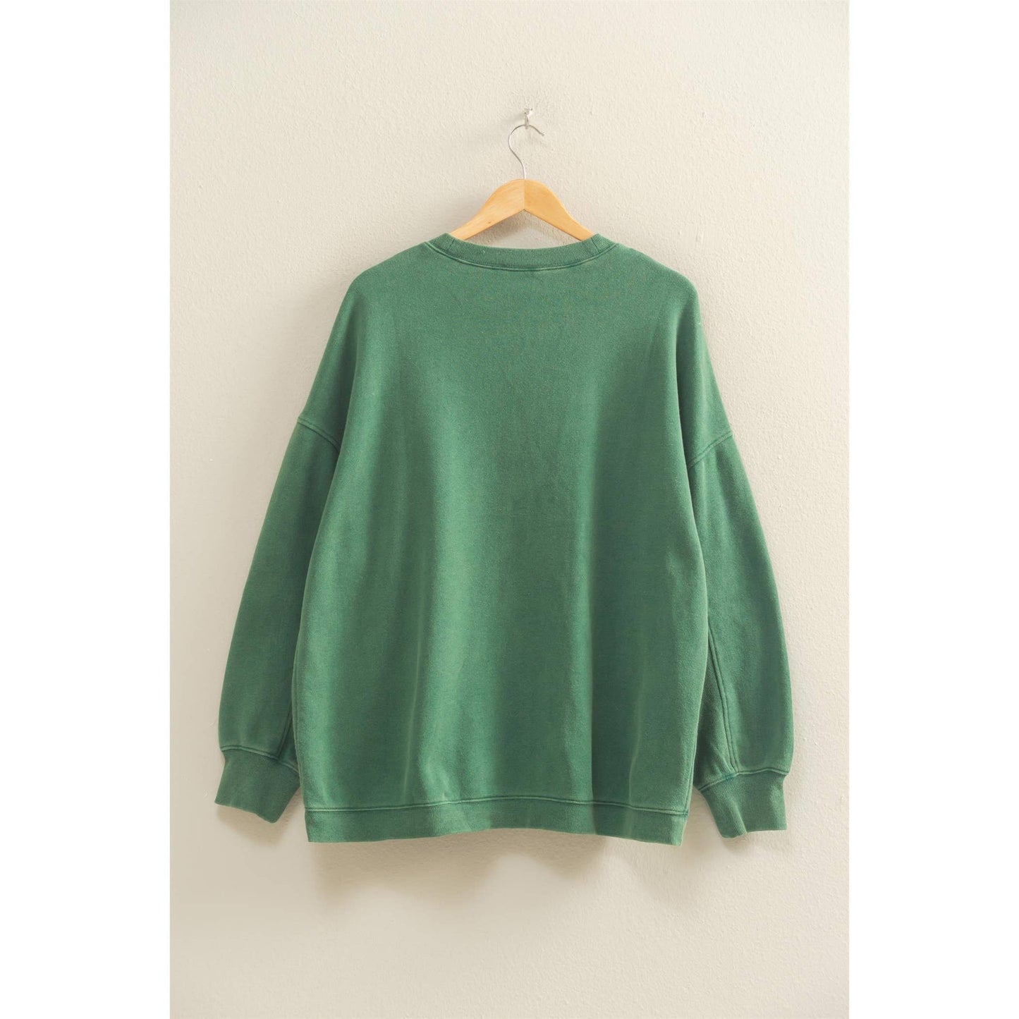 Oversized Crew Neck Sweatshirt