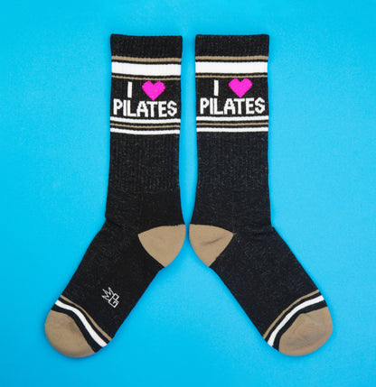 I ❤️ Pilates Gym Crew Socks