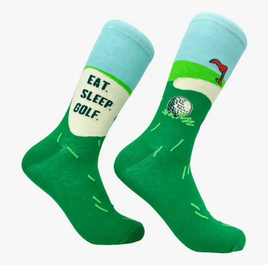 Eat Sleep Golf Socks