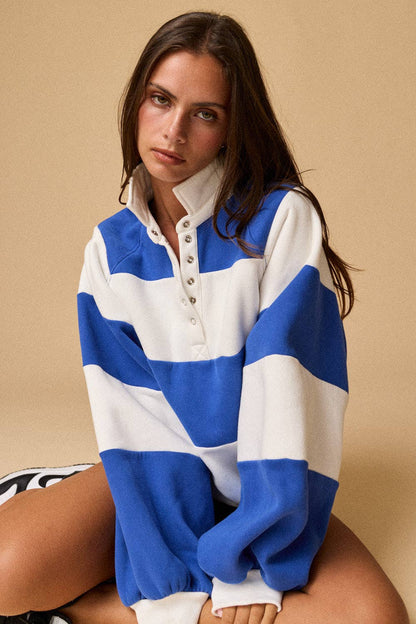 PT16060-3 - Everly Striped Pullover