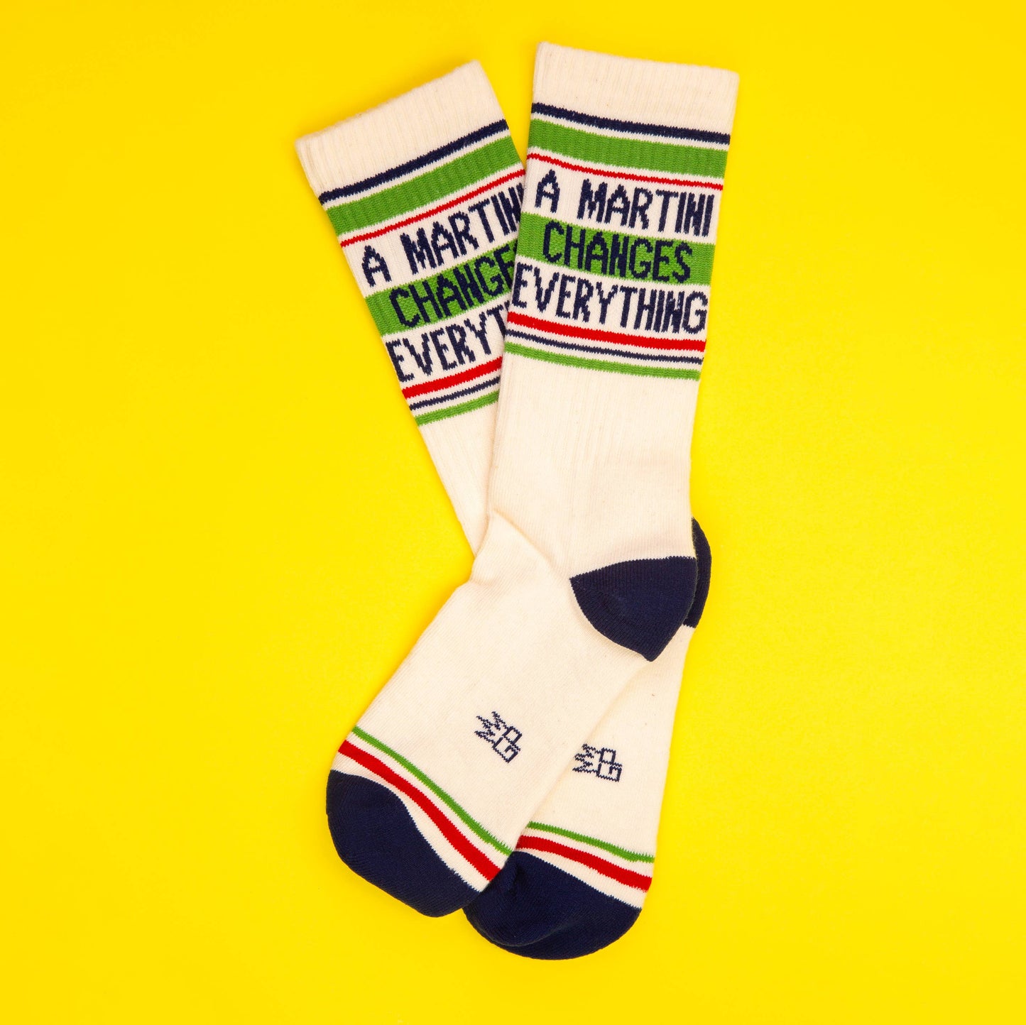 A Martini Changes Everything Gym Crew Socks