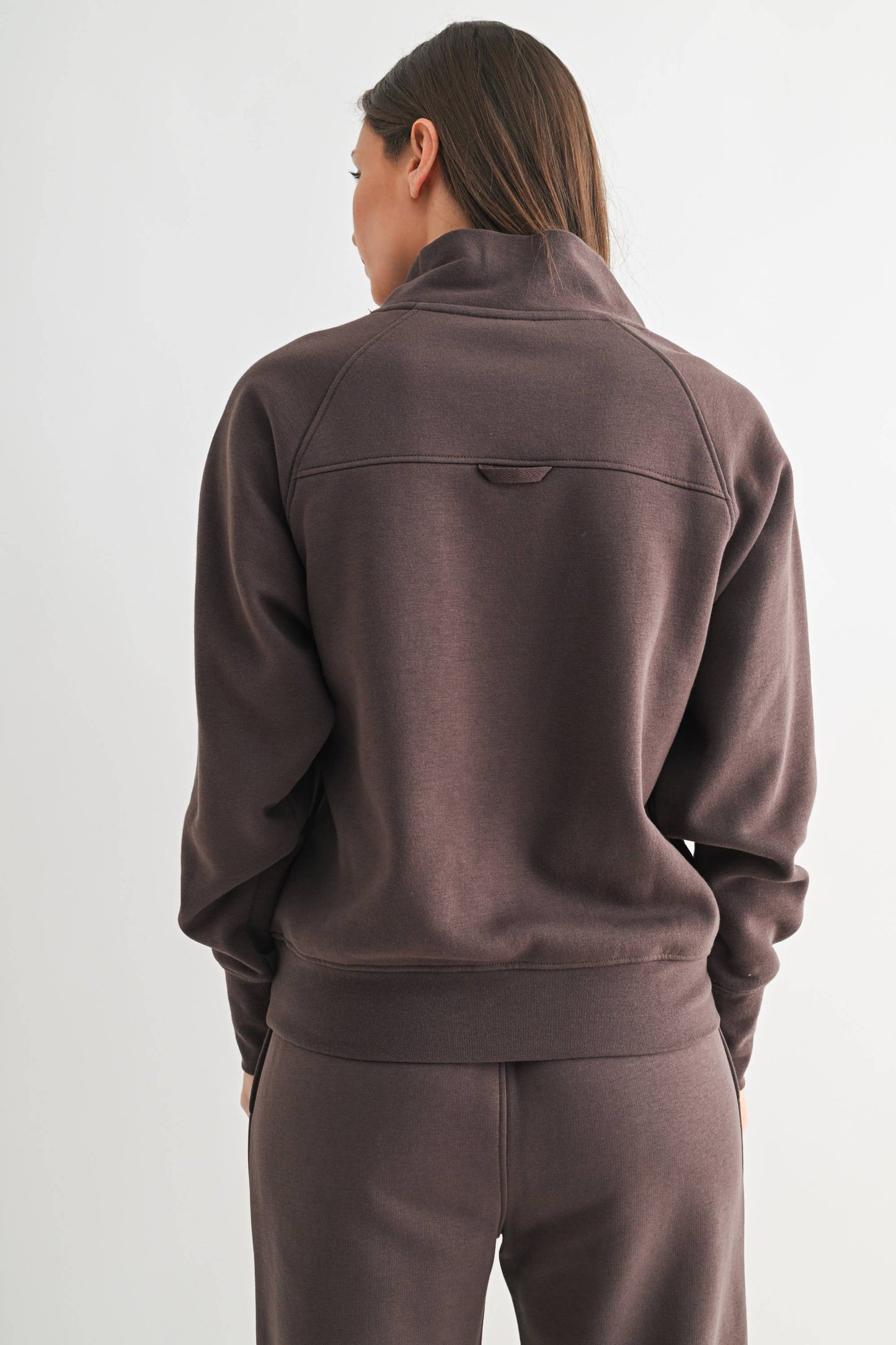Hearthline Fleece Mock Neck Sweater