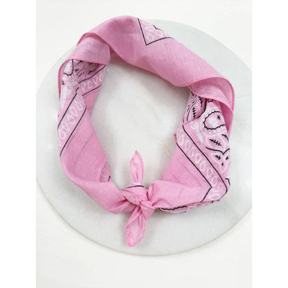 PINK Pasley Pattern Bandanas