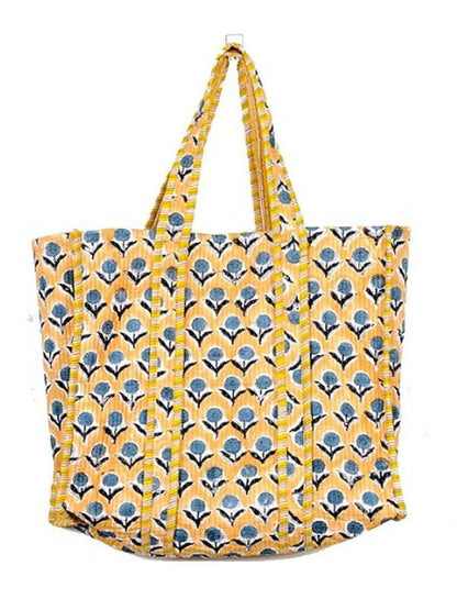 Organic Reversible Quilted Tote Bag | 40P575