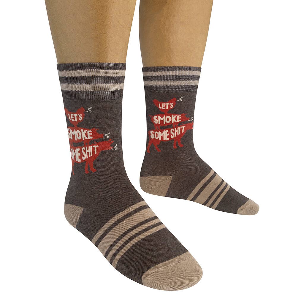Let's Smoke Some Shit Bbq Socks | Funny | Funatic
