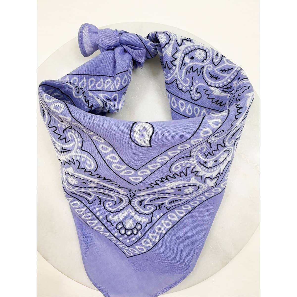 LAVENDER Pasley Pattern Bandanas