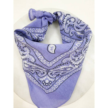 LAVENDER Pasley Pattern Bandanas