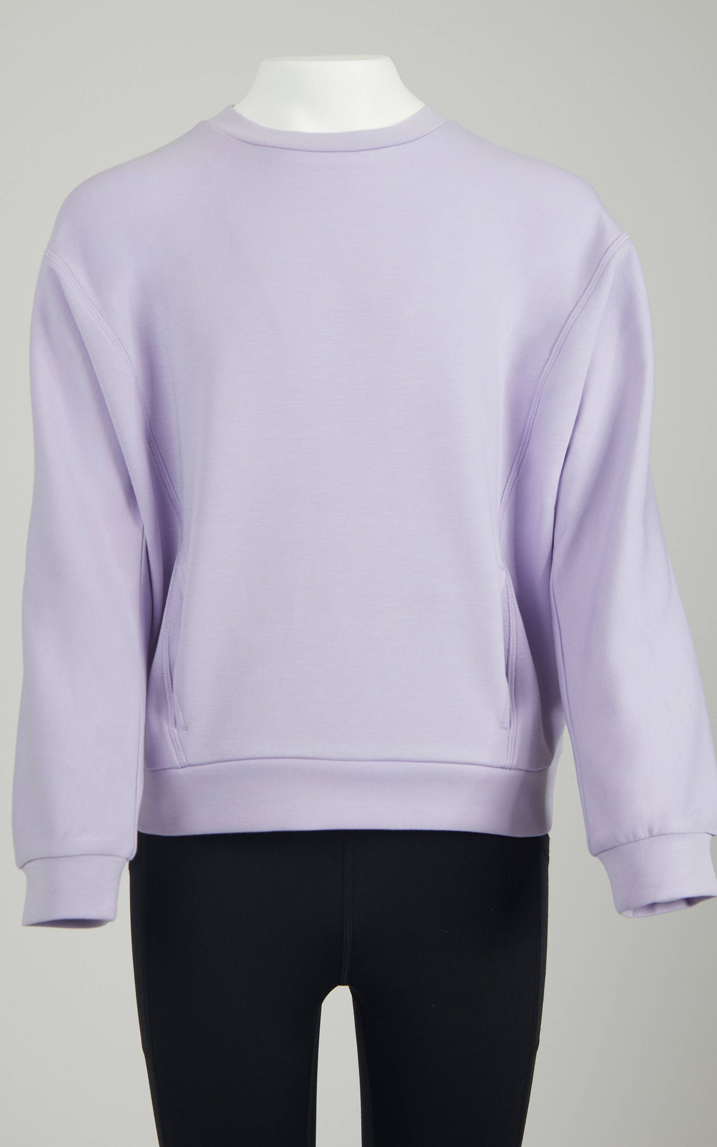 Tween Girls Soft Scuba Zuri Crew Neck Everyday Sweatshirt