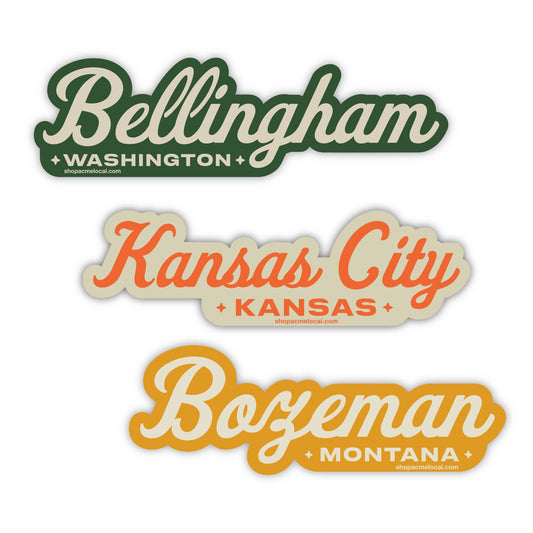 Starlite Script Customizable Sticker