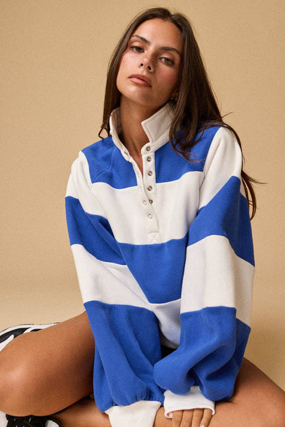 PT16060-3 - Everly Striped Pullover