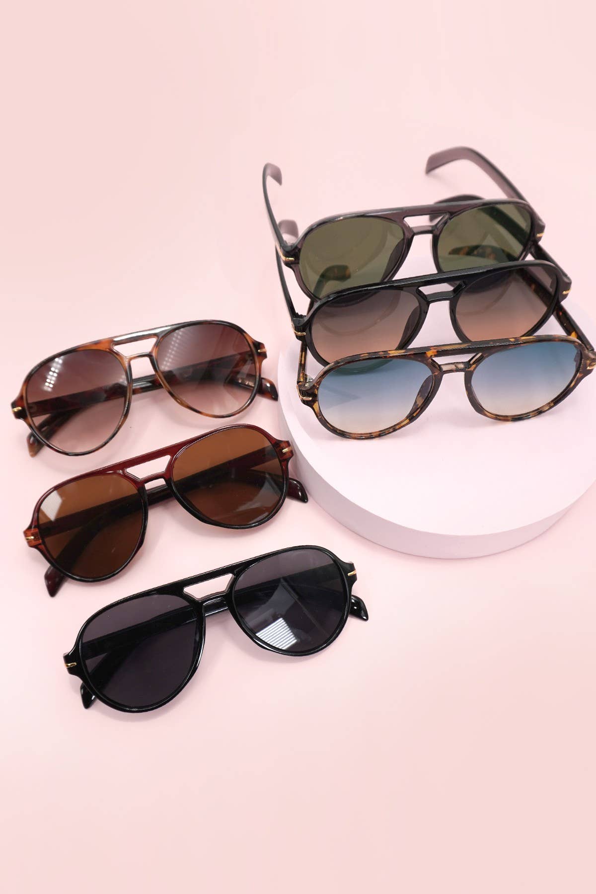 AVIATION ACETATE ASSORTED SUNGLASSES | 40SG820-12 Pack