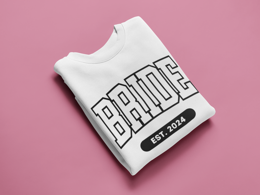 Sweatshirt - Bride University Letters