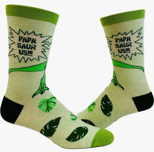 Papasaurus Socks