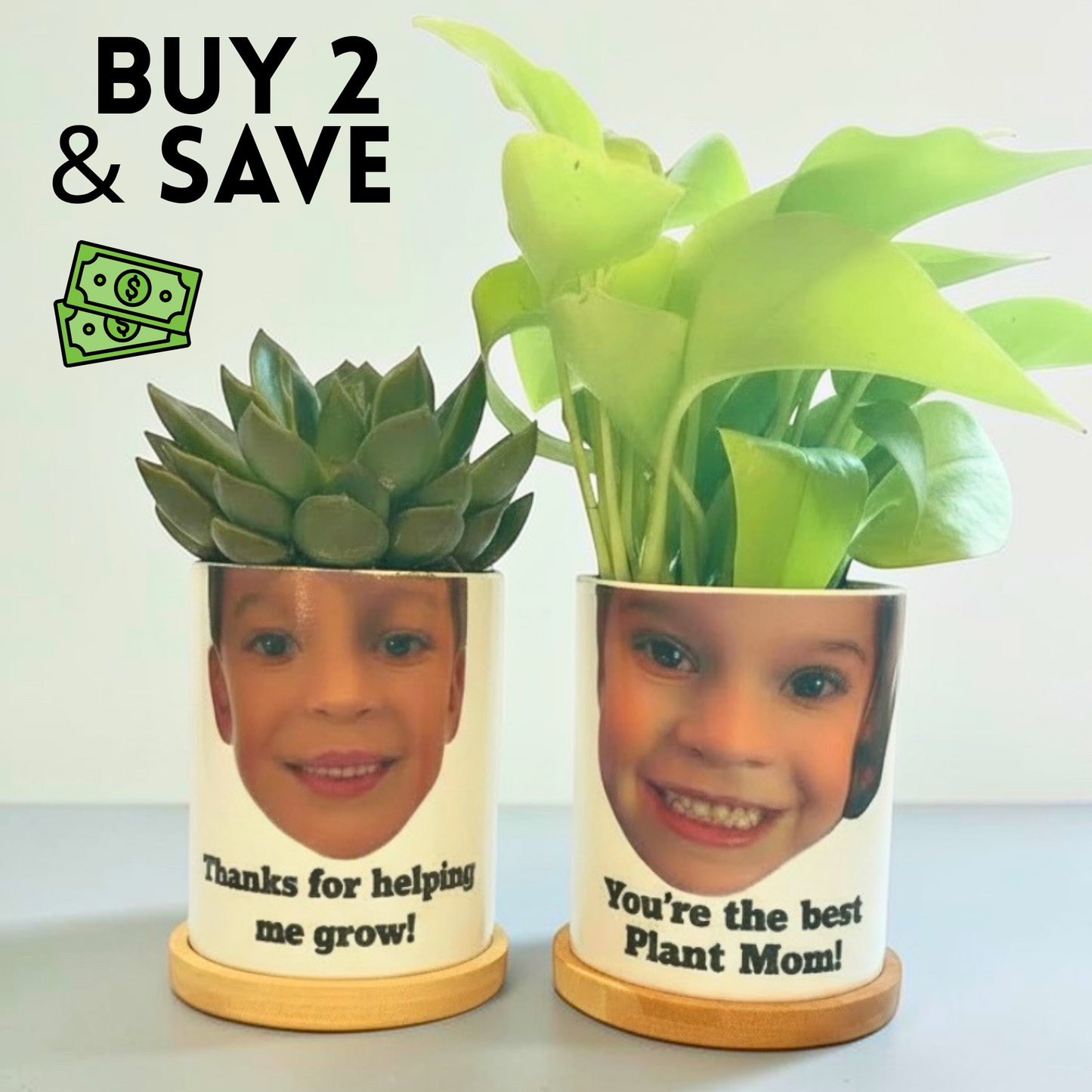 Personalized Face Planters