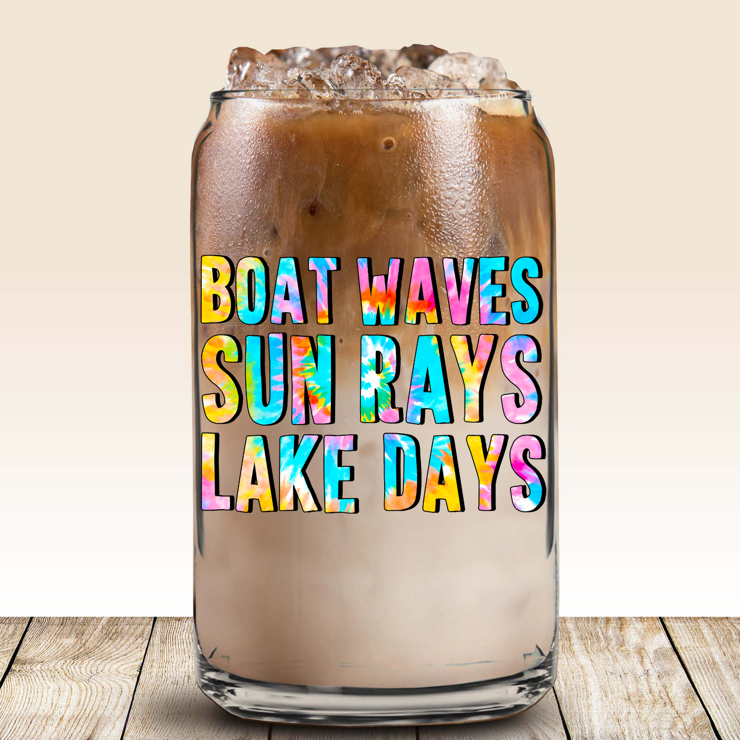 Glass Can - Boats, Waves, Sun Rays, Lake Days