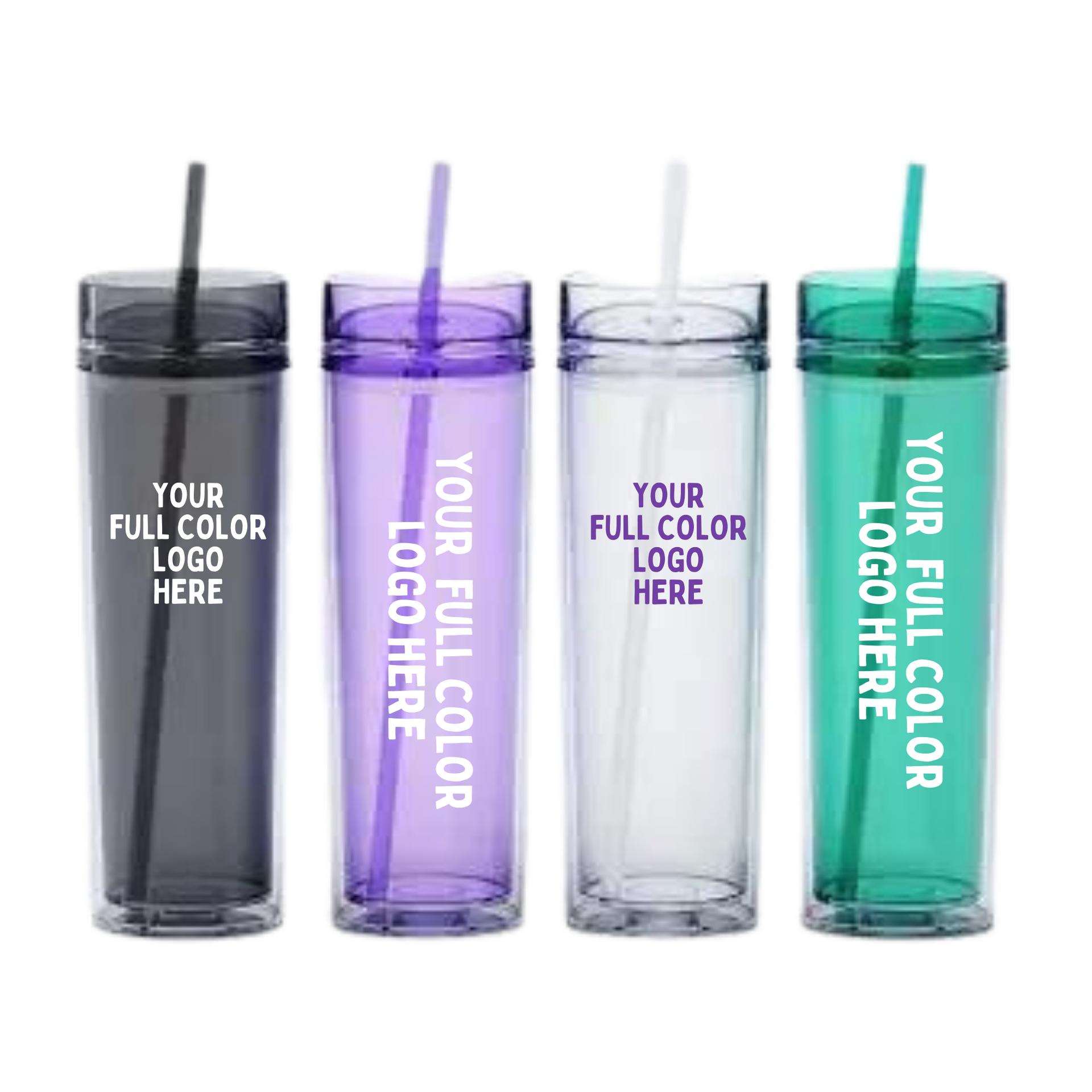 16oz Acrylic Skinny Tumbler