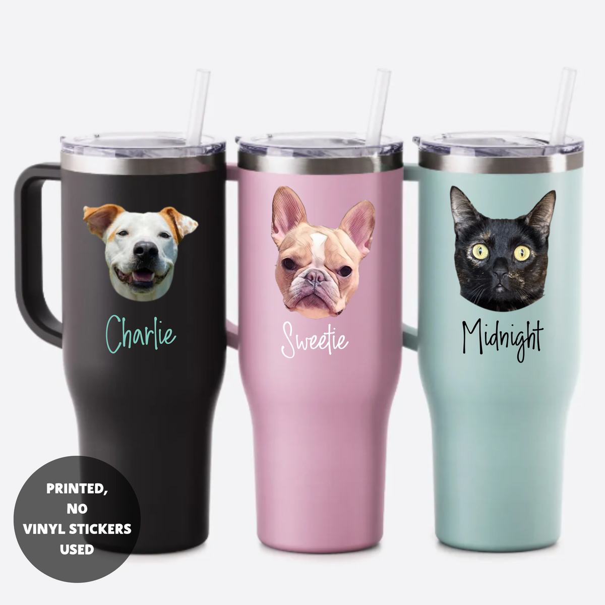 40oz tumbler with handle Of Pet