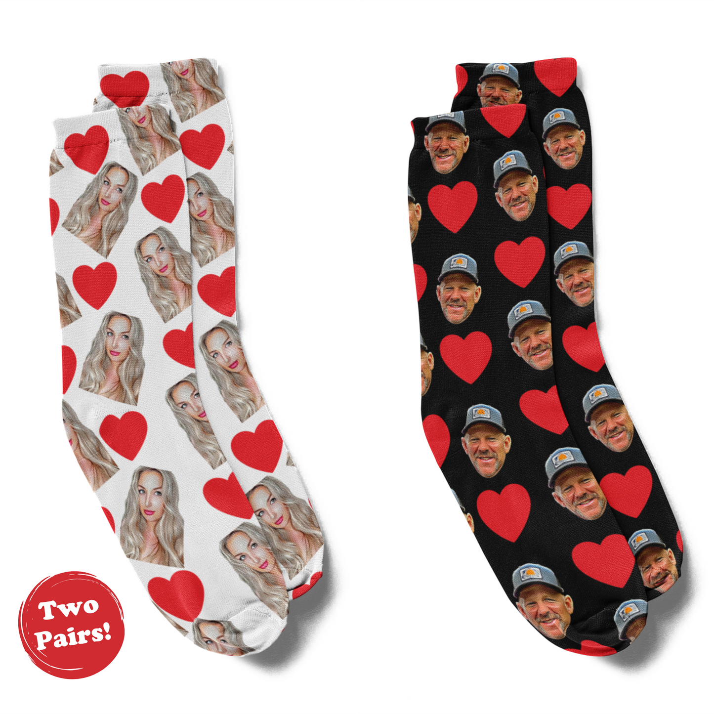 Socks - Heart socks for Him & Her